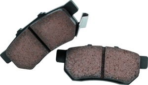 BikeMaster Organic Brake Pads - Black Fits Honda