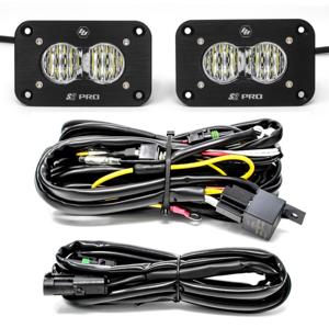 Baja Designs S2 Pro Wide Cornering Flush Mount LED Light Pod Kit (Pair)