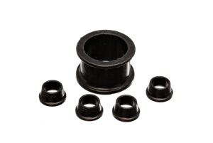 Black Power Steering Rack Bushing Set Fits 96-00 Civic/CRX, 99-00 Civic Si