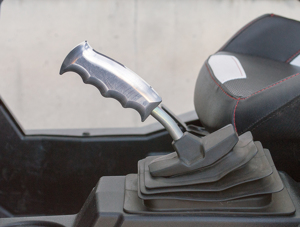 SLP Billet Pistol Grip Shifter Handle - Firm, custom grip for ATV/UTV shifters