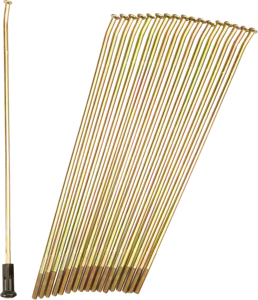 Double Butted Spokes Gold/Black Rear 19" 36/PK - For 98-20 FC/TC, KTM