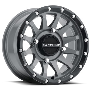 Trophy Wheel 4/137 14X7 5+2 +10MM Black/Grey