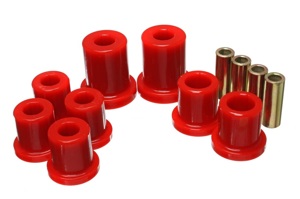Red Front Control Arm Bushing Set Fits 03-09 Lexus GX470 / 03-09 Toyota 4Runner