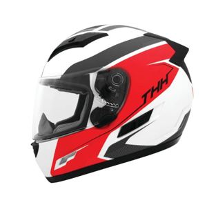 THH TS-80 Vision Full Face Helmet White/Red - 2XL
