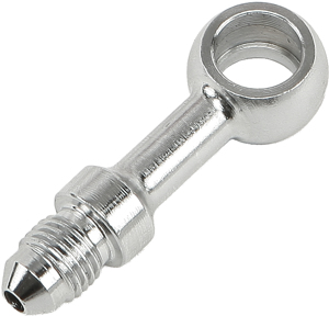 Straight Banjo Chrome 3/8"
