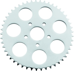 Twin Power Chrome 49T Rear Sprocket Flat Fits 1986-1992 Sportster Models