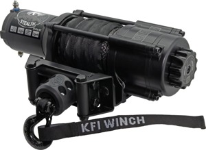KFI Stealth Series 4500LB Wide Winch with Synthetic Cable for UTVs