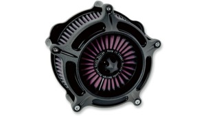 Roland Sands Turbine Air Cleaner Black â€“ RSD 0206-2037-SMB