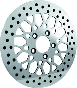 Biker's Choice 11.5in Front Mesh Brake Rotor Fits Exc. 06-17 Dyna, 08-17 Touring