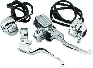 Bikers Choice 9/16in Hndlbar Kt W/Chr Switch