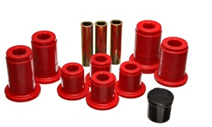 Front Control Arm Bushing Set - Red by Energy Suspension