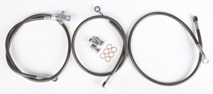 Front Brakeline Kit +2" Smoke - For 04-13 Yamaha YFZ450