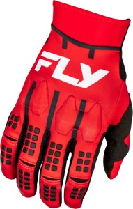 Fly Racing Youth Evolution DST Gloves Red/White/Black Large - Offroad youth gloves in Red/White/Black, size Large