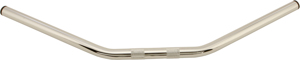 HARDDRIVE 1" Drag Handlebar 0" Rise Chrome For Harley Models - Fits Harley models, except Touring/TBW 2008+