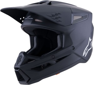 Alpinestars SM3 Solid Helmet Matte Black Small - Matte black SM3 helmet, size small