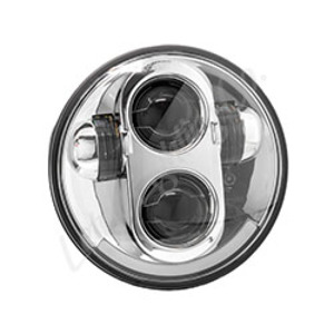Letric Lighting 5.75in Chrome LED Projector Headlight