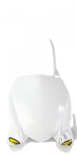 Cycra Stadium Number Plate - White Fits Yamaha