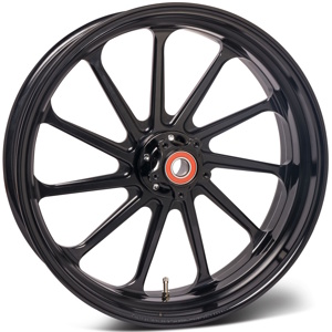 18x5.5 Forged Wheel Assault 11 Spoke Race Weight - Black Ano