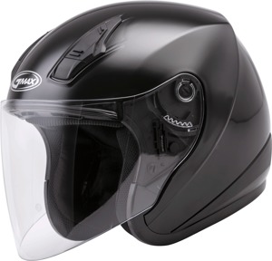 GMAX OF-17 Open-Face Helmet Gloss Black Small