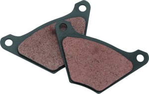 TwinPower Organic Brake Pads B For 72-80 Banana Caliper - Fits 72-80 Banana Caliper, Replaces H-D 44135-74, etc.
