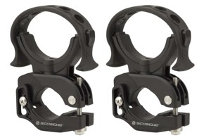 Scosche Terra Bottle Mount Large Black Pair Universal - Universal large bottle or fire extinguisher mount pair