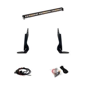 30in Grille LED Light Bar Kit S8 Driving Combo Fits 2020+ GMC 2500/3500