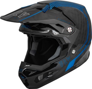 Fly Racing Formula Carbon Tracer Helmet Blue/Black X-Small - Lightweight carbon helmet, XS, Blue/Black, Offroad