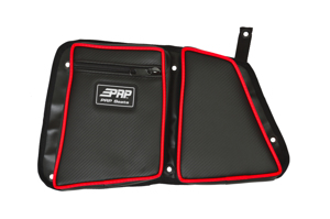 PRP Rear Door Storage Bag with Knee Pad Red For Polaris RZR Driver Side - Original rear door bag with knee pad for Polaris RZR