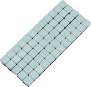 BikeMaster Square Wheel Weights Adhesive 1/4oz Silver - Adhesive 1/4oz wheel weights, silver, 1 strip