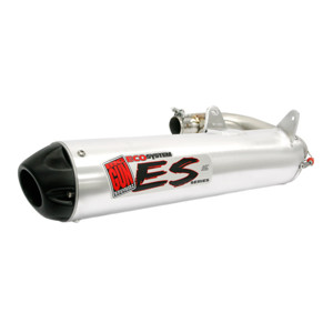 Big Gun ECO Slip-On Exhaust Black Cap Fits 04-08 Yamaha Rhino 660