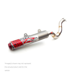 Big Gun EVO R Slip-On Exhaust Silver Fits Yamaha YFZ450R/X