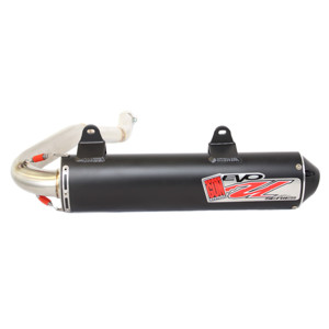 Big Gun EVO U Slip-On Exhaust Black Fits Honda Rincon 650 680