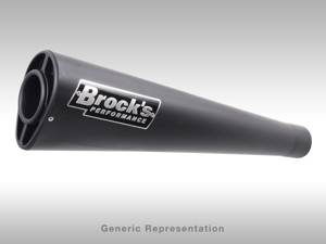 20" Alien Head Black Full Exhaust Black Fits Kawasaki ZX14R