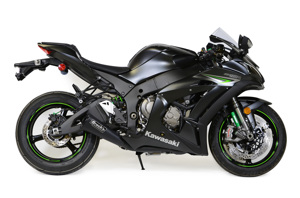 Brock's Alien Head 2 Black Full Exhaust Fits Kawasaki ZX10R