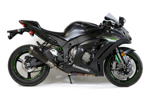 Brock's Predator Electro-Black 3/4 Slip-On Exhaust Fits Kawasaki ZX10R
