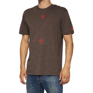100% Astra Men's Tee Brown Heather Medium