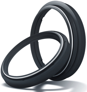 Black Single Fork Oil & Dust Seal Kit For 43 mm Sachs Forks