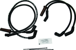 TwinPower Ignition Wire Set Black For 17-Up M8 Touring - Ignition wire set fits 2017-up M8 Touring models