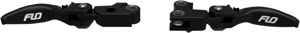 FLO Motorsports Shorty MX Lever Set Black For 15-23 Harley Softail - Black adjustable levers for 2015-2023 Harley Softail