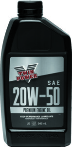 TwinPower 20W50 Premium Engine Oil Case of 12 Quarts - 20W50 engine oil, case of 12 quarts