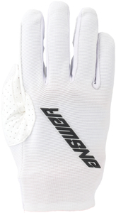 Answer 25 Aerlite Gloves White/Black - Medium - Men's ultra lightweight premium gloves