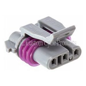 1998+ V-Twin MAP Sensor Connector w/Terminals & Secondary Lock (HD 72230-98)