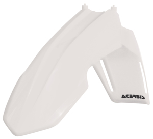 Front Fender - White - For 10-18 Suzuki RMZ250 08-17 RMZ450