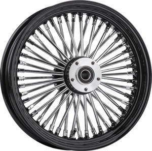 HardDrive Rear 48-Spoke Black Wheel 16x3.5in 1in Axle For 00-up BT/XL - 16x3.5in rear 48-spoke black wheel for 00-up BT/XL