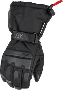 Fly Racing Aurora Gloves Black 4X-Large - Cold weather gloves with waterproof membrane