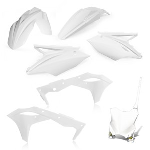 Cycra 5-Piece Replica Body Kit - White Fits 2017-2020 Kawasaki KX250F