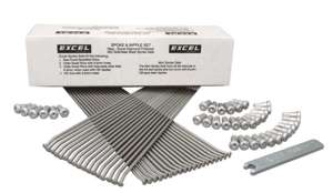 Rear Spoke/Nipple Set (w/ Wrench) - 8 Gauge / 36 Qty - Silver