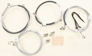 Stainless Steel Front 2-Line Brake Line - For 2016 KTM RC390
