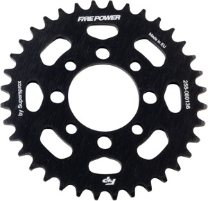 Fire Power Rear Aluminum Sprocket 36T Black For Kawasaki KLX110/KLX110L