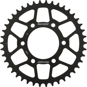 Supersprox Steel Rear Sprocket 42T Black Fits Kawasaki 525 Chain